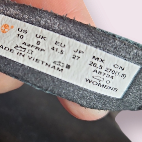 Timberland Laguna Shore Black Strappy Sandals Mid Heel Size 10 - Picture 5 of 6